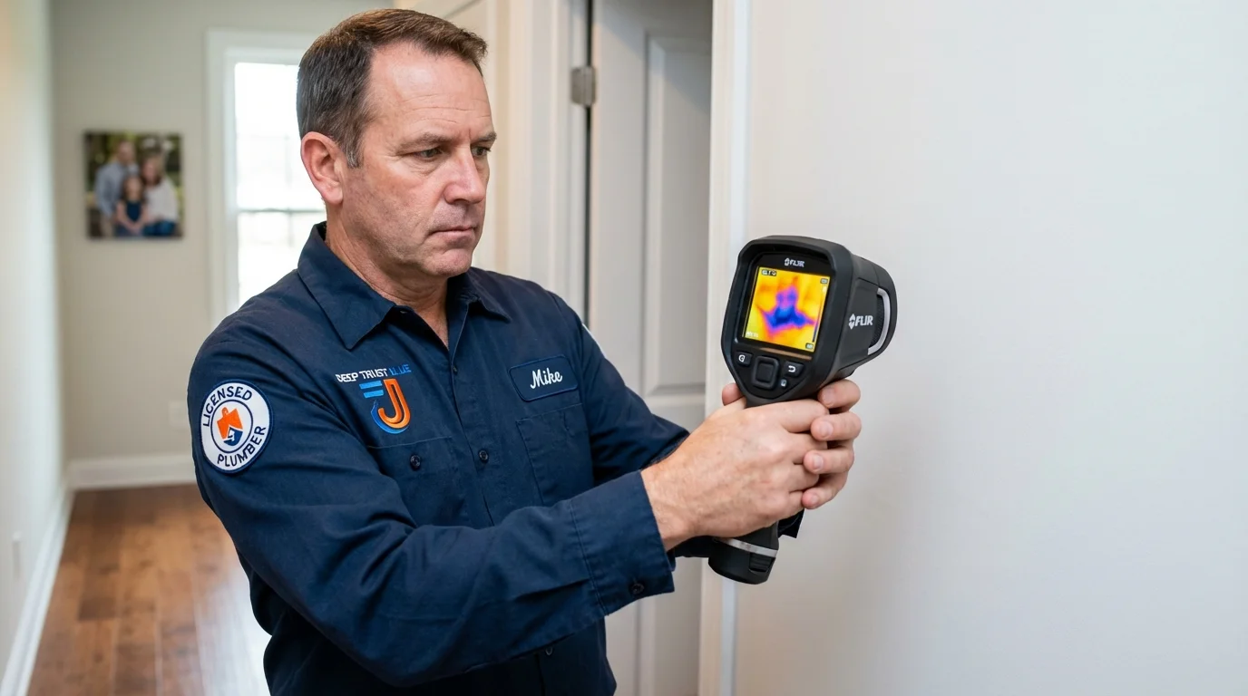 Thermal imaging leak detection by Johns Plumbing LLC in Kahului